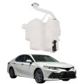 Plastic Windshield Washer Fluid Reservoir Tank No Liquid Level Sensor White With Tube Replacement For Toyota Camry 2018-2022 