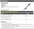 Front Power Steering Rack And Pinion Assembly Compatible With 2009-2016 Chevy Traverse Variable Assist