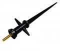 5 4 Inch Big Black Lightsaber Blade Laser Sword Antenna In Cnc Machined Billet Aluminum Short For Toyota Tundra 99-18 1999-2018 