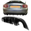 Rear Bumper Lip Diffuser For 2009-2015 Mazda Mx-5 Miata Mda Style Pu Polyurethane Air Dam Chin Splitter Molding Unpainted Black