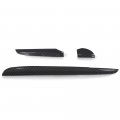 Central Control Dashboard Cover Trim Bezels For Chrysler 300 2011-2023 Black Carbon Fiber Polished 