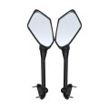 Tcmt Pair Of Motorcycle Black Rear View Mirrors Fits For Kawasaki Ninja 650r 2009-2016 400r 2010-2014 Z1000sx 2011-2014 Er6f