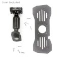 Anshilong Rear View Mirror Back Plate Panel With 13 5 Cm X 6 Screw Spacing Dash Cam Mount Arm For Part Of Honda Subaru Cars