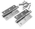 2pcs 3 Rising Butt Left Handed Lift Off Door Hinge Stainless Steel 