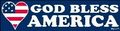 10 God Bless America Hardhat Stickers T-21 