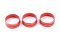 E-cowlboy Interior Audio Air Conditioning Button Cover Decoration Twist Switch Ring Trim For Jeep Wrangler Jk Jku Compass