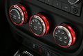 E-cowlboy Interior Audio Air Conditioning Button Cover Decoration Twist Switch Ring Trim For Jeep Wrangler Jk Jku Compass