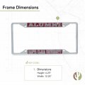 Santa Clara University Metal License Plate Frame And Sticker For Front Or Back Of Car Officially Licensed Sticker Combo Alumni
