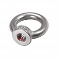 Uxcell Lifting Eye Nut M10 Female Thread 304 Stainless Steel Round Shape For Rope Fitting Pack Of 12