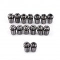 Er11 Precision Spring Collet Set 15 Pcs Cnc Milling Lathe Chuck Tool Er11 15pcs