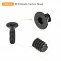 Uxcell 5-40x3 8 Flat Head Socket Cap Screws 10 9 Grade Carbon Steel Hex Countersunk Screw Bolts Machine Fasteners Fully