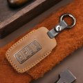 Leather Remote Smart Key Fob Case Cover Shell For Lexus Gs Es Is Rc Nx Lx Rx Brown Protector 4 Button Keys