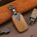 Leather Remote Smart Key Fob Case Cover Shell For Lexus Gs Es Is Rc Nx Lx Rx Brown Protector 4 Button Keys