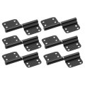 6 Pcs 4 Inch Lift Off Flag Hinges Black Removable Door Left Handed Max Load 50 Lb One Pair Screw Not Included 