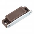 Door Cabinet Magnetic Catch Magnet Latch Closure Abs Brown 73mm Length 