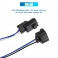Uxcell 1 Set 3 Pin Headlight Harness Cable Connector For Toyota Scion Lexus No 9098011015 9098011016