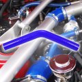 X Autohaux 19mm 0 75 Id 45 Degree Elbow Silicone Reducer Hose Pipe Bend Turbo Water Intercooler Blue