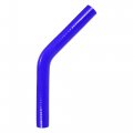 X Autohaux 19mm 0 75 Id 45 Degree Elbow Silicone Reducer Hose Pipe Bend Turbo Water Intercooler Blue