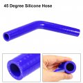 X Autohaux 19mm 0 75 Id 45 Degree Elbow Silicone Reducer Hose Pipe Bend Turbo Water Intercooler Blue