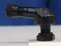 83deg Aluminum 8 3mm Racing Angled Valve Stem Black 2 Pack