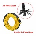 1 4 X 50 Synthetic Winch Rope W Rock Guard Hawse Fairlead For Atv Utv Suv Off-road Ramsey Red Yellow