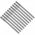 Uxcell 10 Pcs T27 Magnetic Torx Screwdriver Bits 1 4 Inch Hex Shank 3 94-inch Length S2 Security Tamper Proof Screw Driver Kit