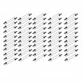Uxcell M2 4x6mm Aluminum Open End Round Dome Head Blind Rivets Black 100pcs