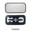 Spieg Driver Side Mirror Lower Glass Replacement For Dodge Freightliner Mercedes Sprinter Van 2019-2022 Heated With Back Plate