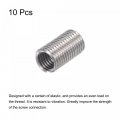 Uxcell Wire Thread Inserts 5 16-18 Unc 3 0d 304 Stainless Steel Helical Type Coiled Screw Repair Threaded Sleeve Sheath 10pcs