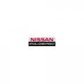 Au-tomotive Gold Leather Key Ring For Nissan Pathfinder Black