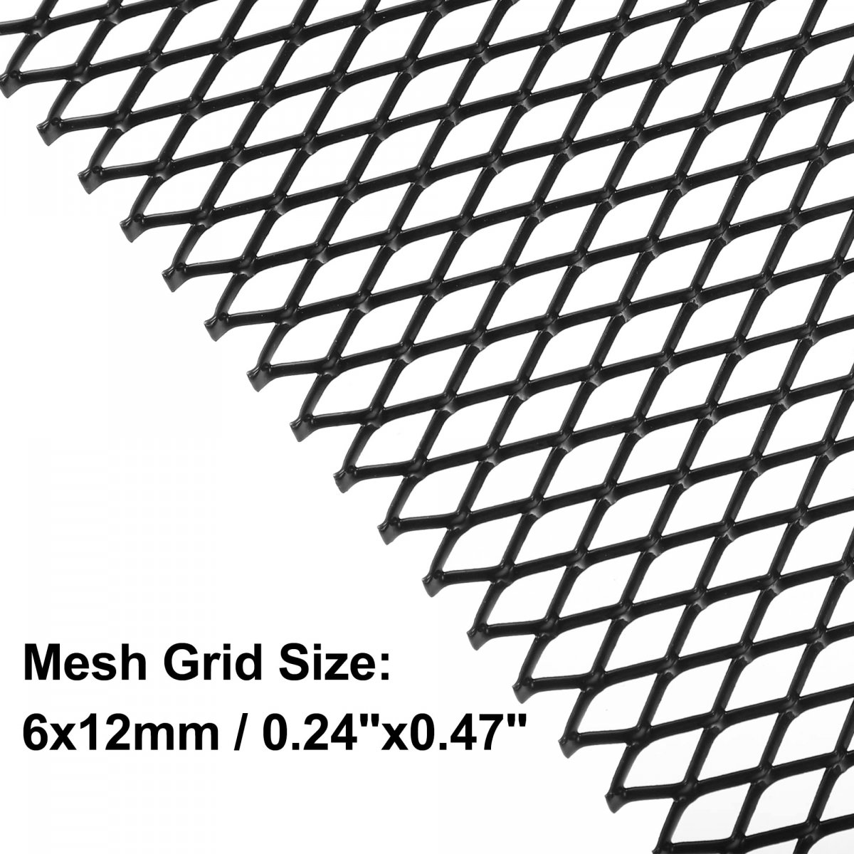 40x13 Inch Universal Car Pickup Truck Grille Mesh Sheet Spoiler Bumper Air Intake Racing Vent Grill Insert Aluminum Alloy