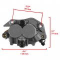 Caltric Front Brake Disc And Caliper With Pads Compatible Yamaha Yz450f 2008-2015