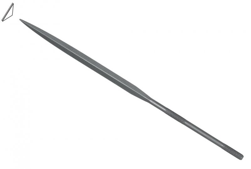 Box Of 12 Swiss Pattern Needle Files Barrette Cut 2 5 In Precision Steel Model 31 454