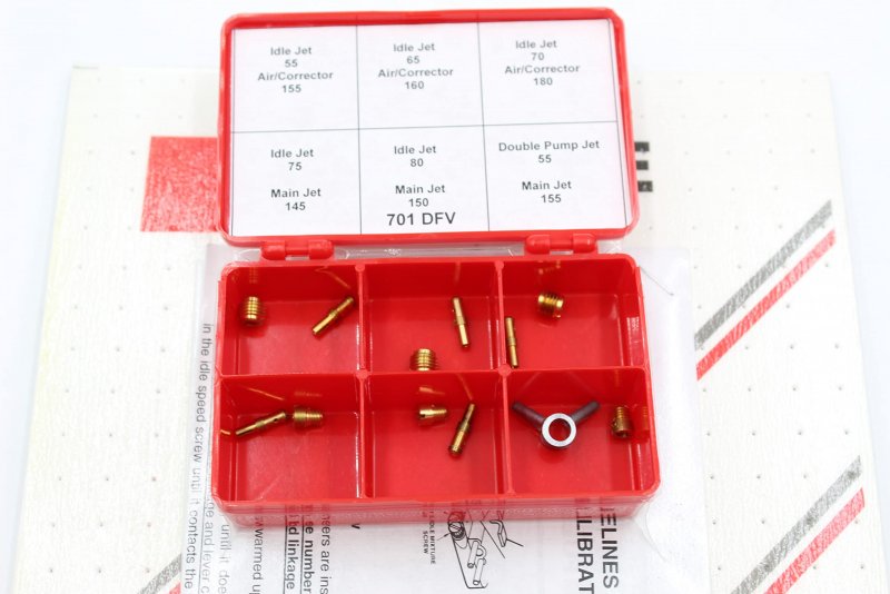 Weber Redline Carburetor Jet Pack For 32 36 Dfv-series Carb 701-dfv