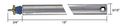 18 Tubular Spiral Non-tilt Window Balance With Blue Bushing 