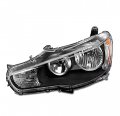 Headlight Headlamp Black Driver Side For 2008-2017 Mitsubishi Lancer 