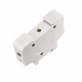 Uxcell Din Rail Mount Fuse Holder Single Pole White Rt18-32 10mmx38mm With Indicator Light