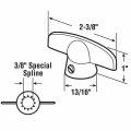 Window Operator T-handle For Pella White 3 8 -11 Spline Size