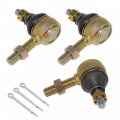 Jdllong 7539 7540 Golf Cart Tie Rod End Kit For Club Car Ds 1976-2008 Steering Gear Box Drag Link Driver Passenger Side