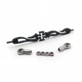 Httmt Mt288-007- Black Cross Shift Linkage Compatible With H-d Dyna Softail Road King Electra Glide Touring