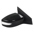 Power Heated Turn Signal Side Mirror Replacement For Sentra 2013 2019 Right Front Door Mount Ni1321237 Black Painted Finish 