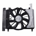 Radiator Condenser Cooling Fan Assembly Replacement For 2006-2015 Toyota Yaris 