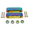 Jdmspeed Neo Chrome Cnc Billet 3 4 Hood Vent Spacer Riser Kit Bolts Washers