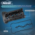 Hspswifter Aluminum Valve Cover With Gasket For 2011015 Hyundai Sonata 2 4l 2010-2013 Kia Forte 2 0l Oe 22410-2g100 224102g100