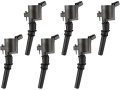 Ignition Coil Kit Set Of 6 Compatible With 1997-2004 Ford Expedition 5 4l V8 