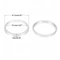 X Autohaux 4pcs Od 87 1mm To Id 78 Aluminium Alloy Car Hub Centric Rings Wheel Bore Center Spacer