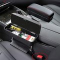 Senyazon Car Console Armrest Box Arm Rest Height Adjustable Comfort Elbow Pad Armres Storage Organizer Grey