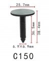 Autobahn88 Cowl Panel Clip Compatible With Gm Oem 14027471 Pack Of 20