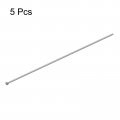 Uxcell Straight Ejector Pins 4mm 5 32 Dia 65mn Steel Round Tip Punch 300mm 12 Long For Mechanical Maintenance 5pcs