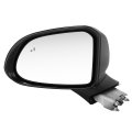 Auto Dynasty Hy1320262 Side Door Power Mirror For Santa Fe 2019-2020 Driver Left Paint To Match Black